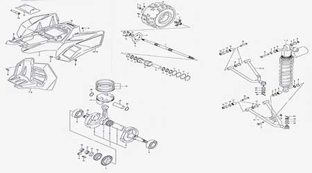 Honda on Honda Four Wheeler Parts   Great Deals On Thousands Of Atv Parts