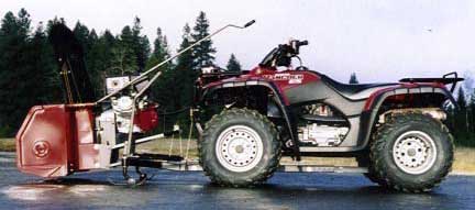 What are the benefits of a Polaris ATV snowblower?