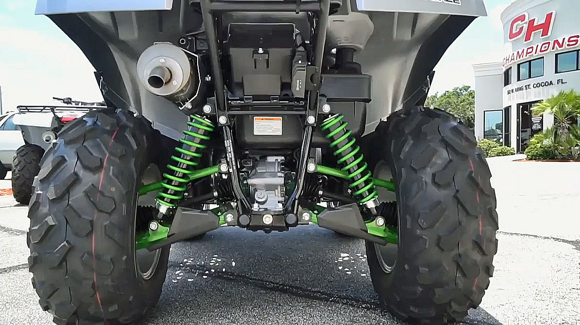 2019 kawasaki brute force 750 rear view