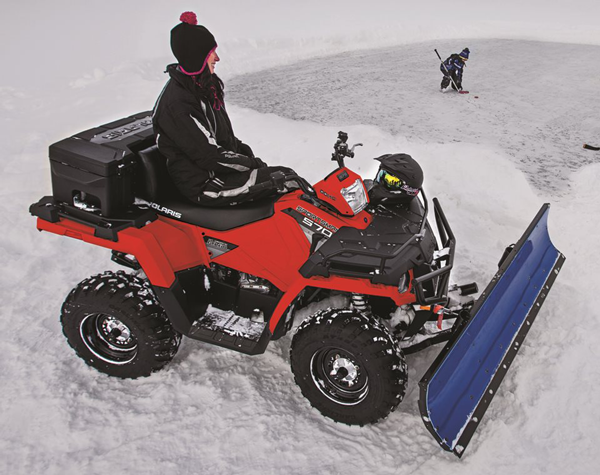 polaris atv plow