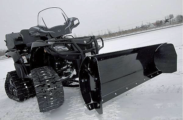 atv snow plow sidewings.