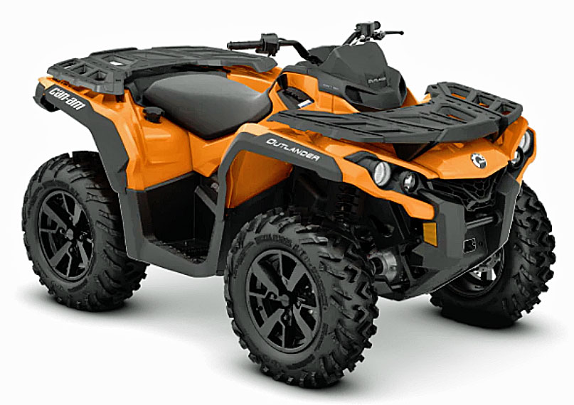 2019 Can Am Outlander dps front