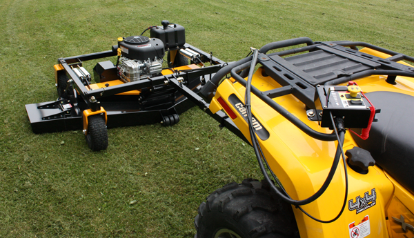 tow behind atv mowers